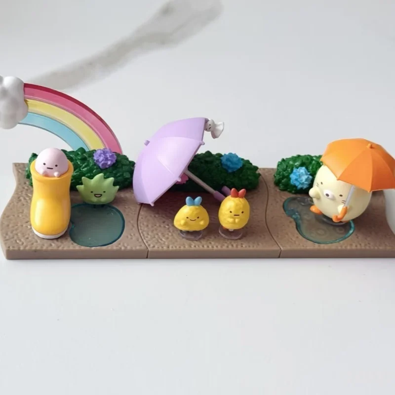 Re-ment Sumikko Gurashi Rainy Day Walk Mystery Blind Box Kawaii Cute Anime Figure Toy Gift Little Friends Collectible