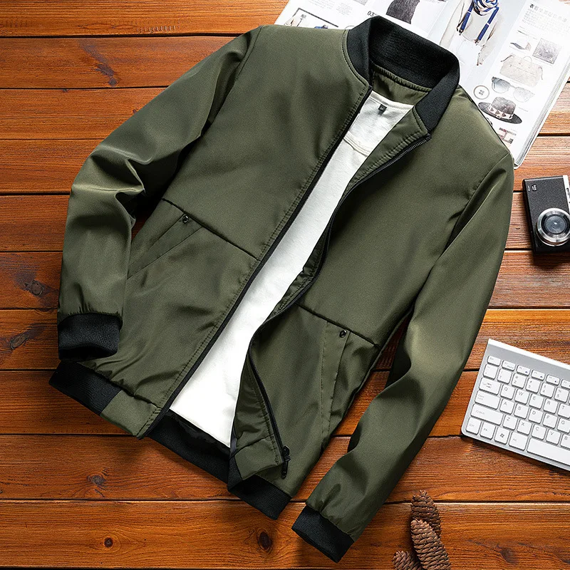 

Men's Jacket 2023 Spring and Autumn New Korean Style Baseball Uniform Top Clothes Fleece Jacket Men's Wear Workwear Coat