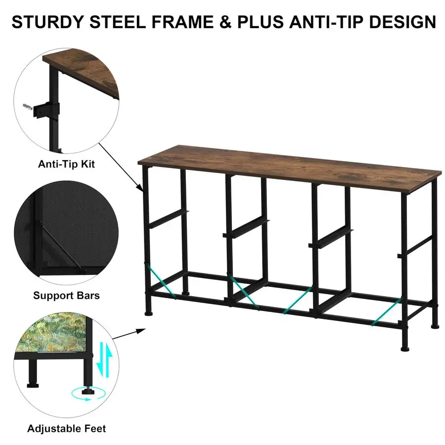 6-lade dressoir voor slaapkamer Van Gogh ladekast Brede tv-standaard Stoffen opberglade voor woonkamer Ingang Kast