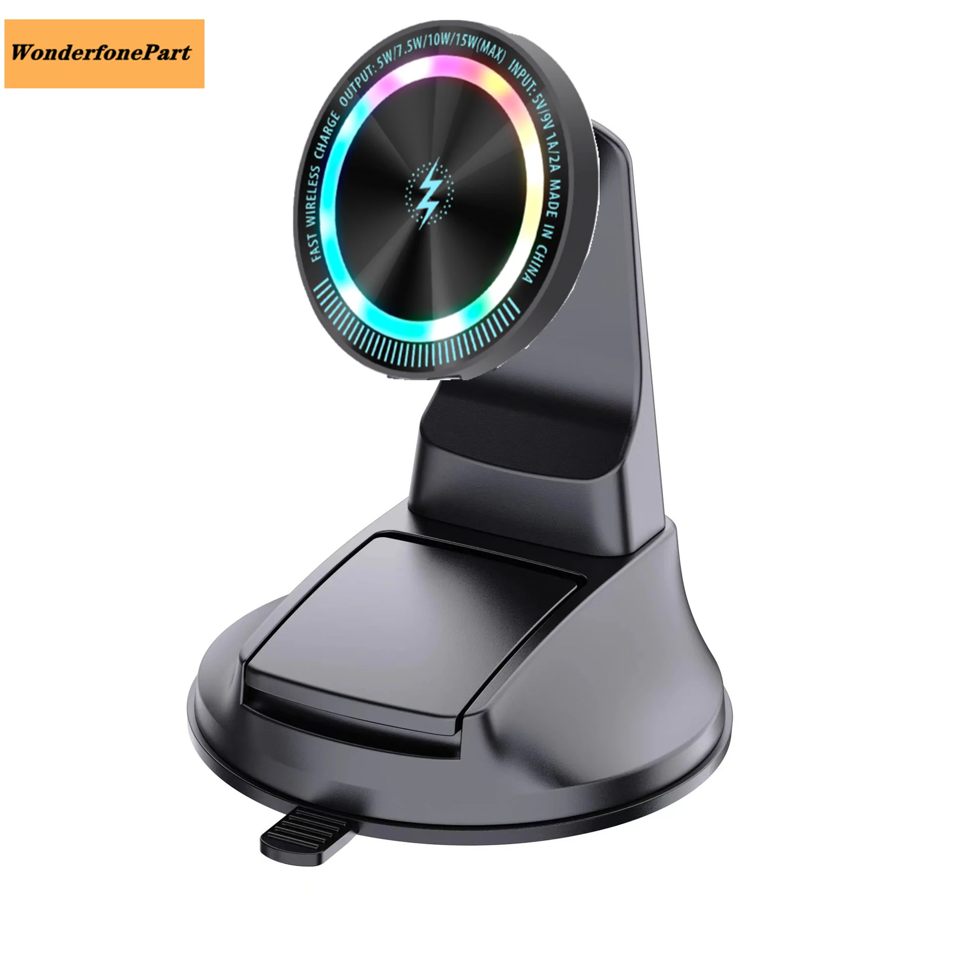 

Maxsafe Car Cradle Wireless Charging Vacuum Suction Magnetic Dashboard Phone Holder Macsafe Charger For iPhone 17 16 15 Samsung