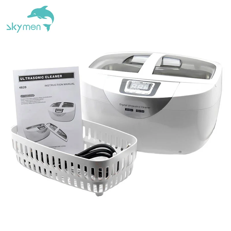 

Popular Hot sell Skymen JP-4820 Industrial Grade Ultrasonic Cleaner 100 Watts 2.5 Liters with Heater for Parts Jewelry