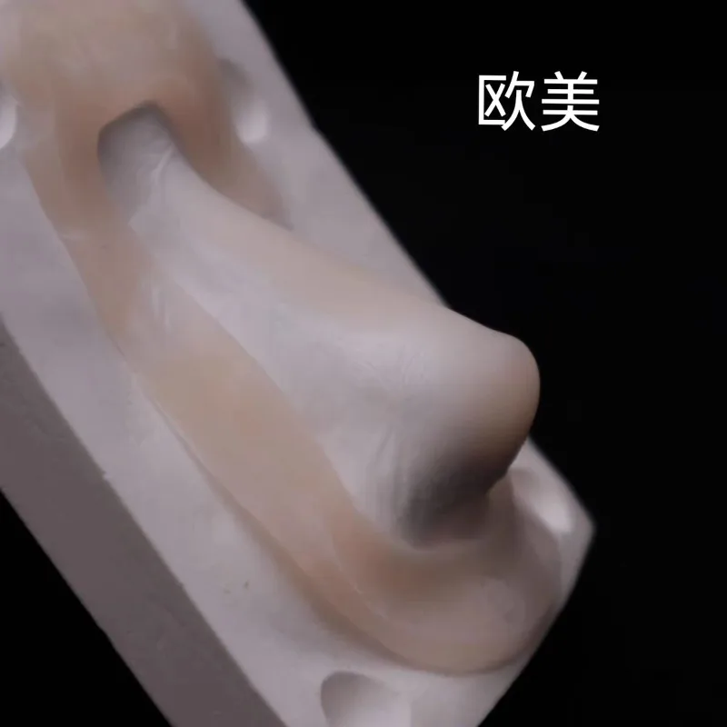 3 PCS False Nose, Disposable Soluble Edge COS Platinum Silicone Nose