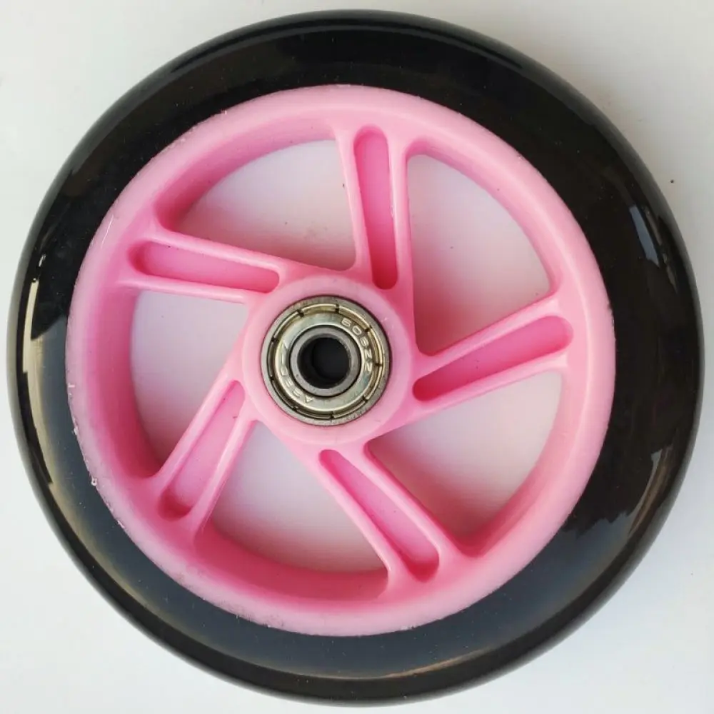 Replacement PU Wheels For Scooter Roller Skates Stroller Durable Silent Shock Absorption Smooth Glide Outdoor Sport Gear