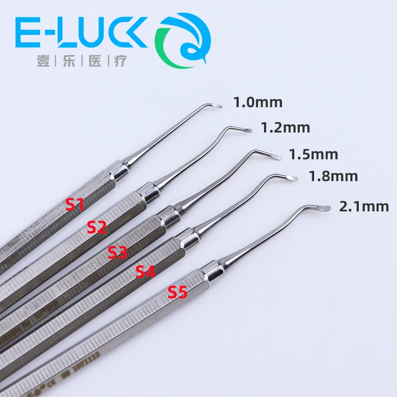 1 Pc Dental Restorative Excavator Double Ended Spoon Oral Care Tooth Cleaning Excavator Spoon Double Ends Stainless steel