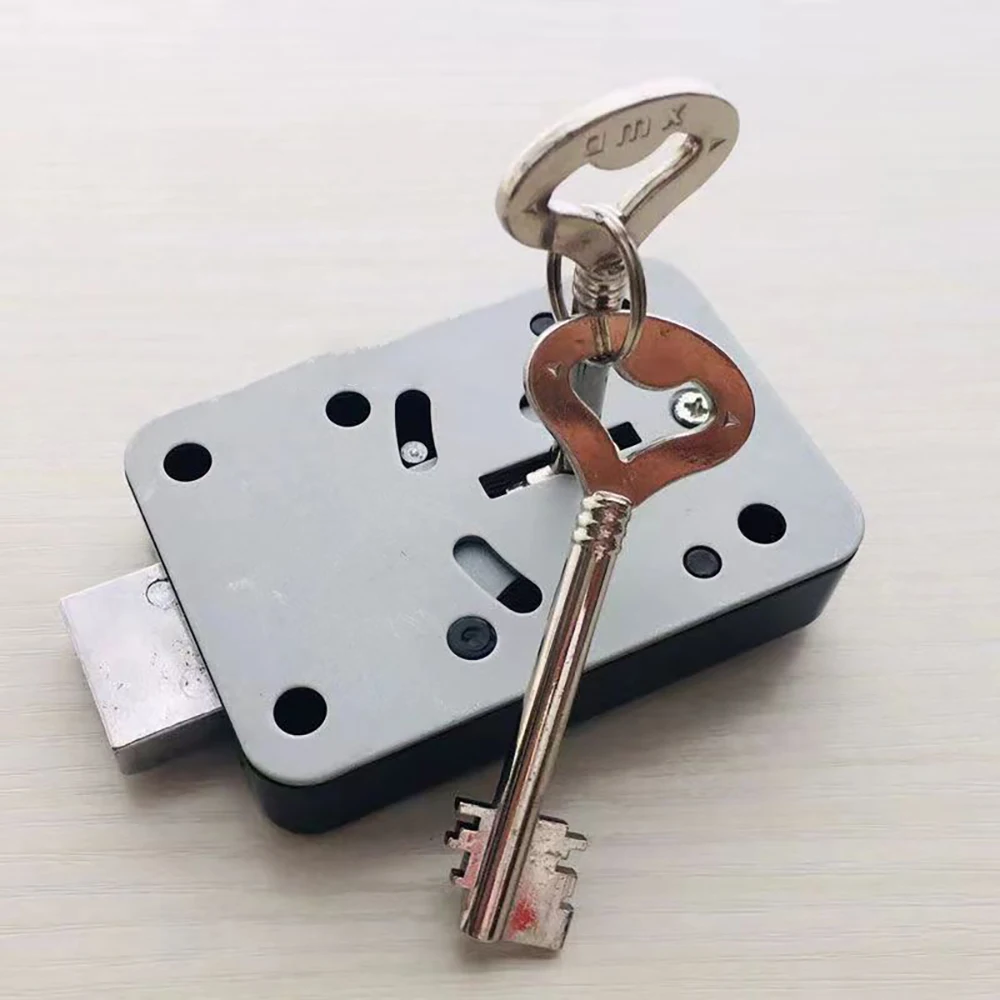 Imagem -05 - Anti-roubo Duplo Cilindro Vault Door Lock Bloqueio de Gestão Bancária Bloqueio de Chave Dupla