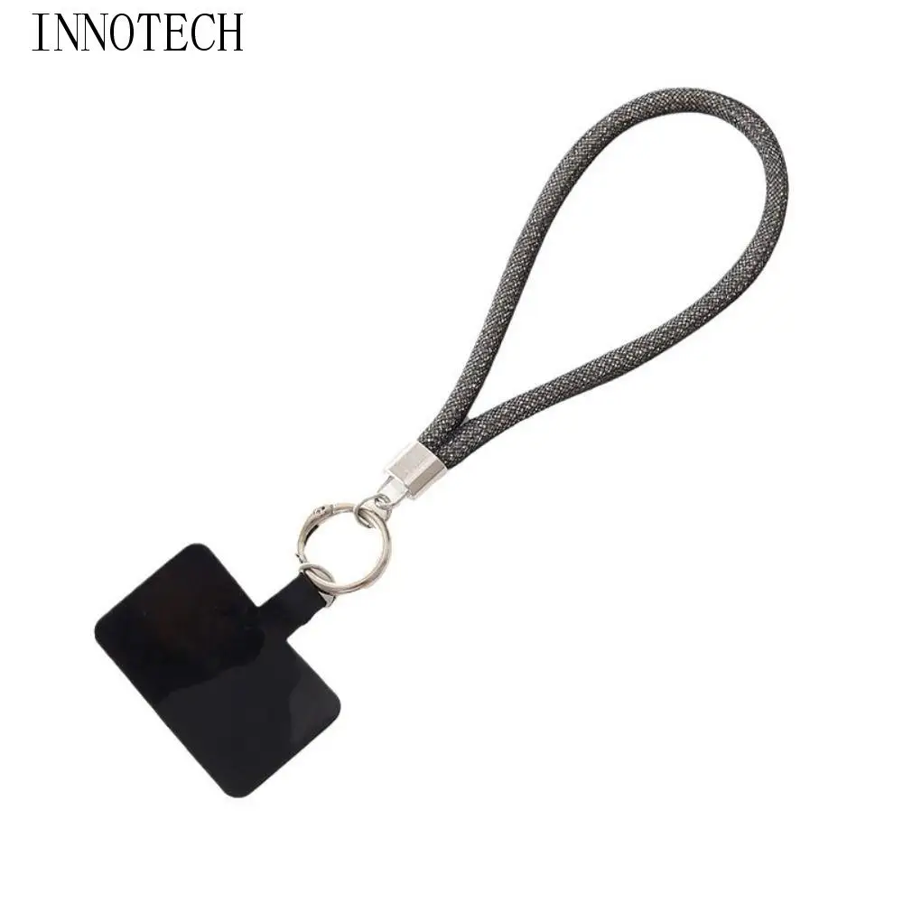 

Hanging Cord Glitter Rhinestone Phone Lanyard Short Wrist Style Luxury Rhinestone Phone Rope Anti Loss Bling Bling