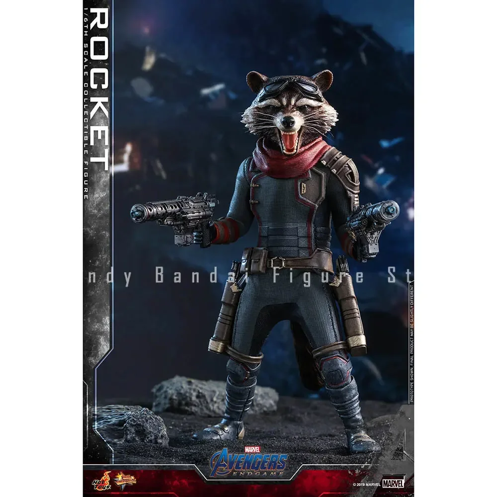 HotToys 1/6 MMS548 Rocket Raccoon Avengers: Endgame Ver. Original Collectible Figure Anime Action Model Toys