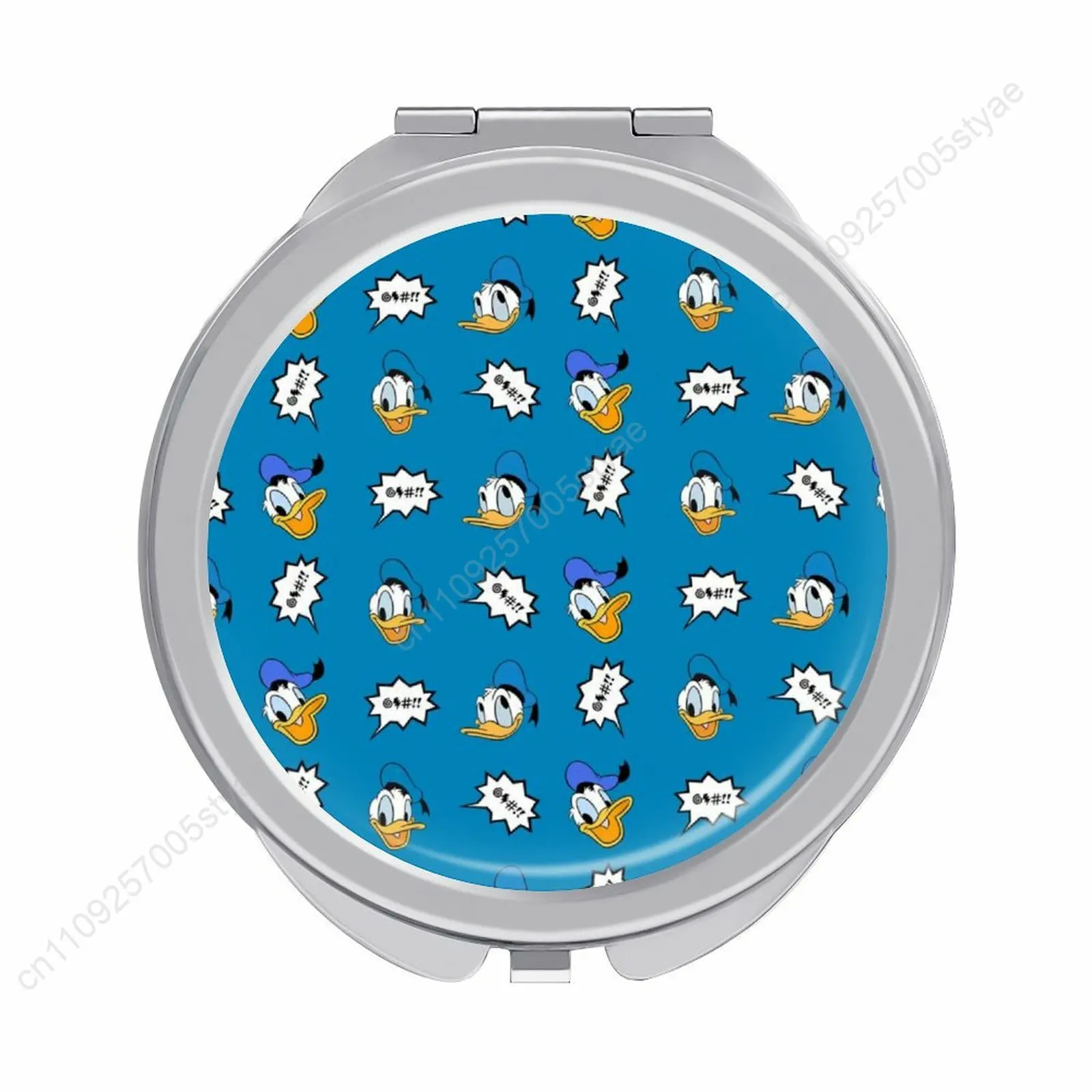 

Donald Duck Makeup Mirror Disney Cartoon Custom Mirror Design Your Photos Logo Text Portable Travel Holiday Parties Souvenir