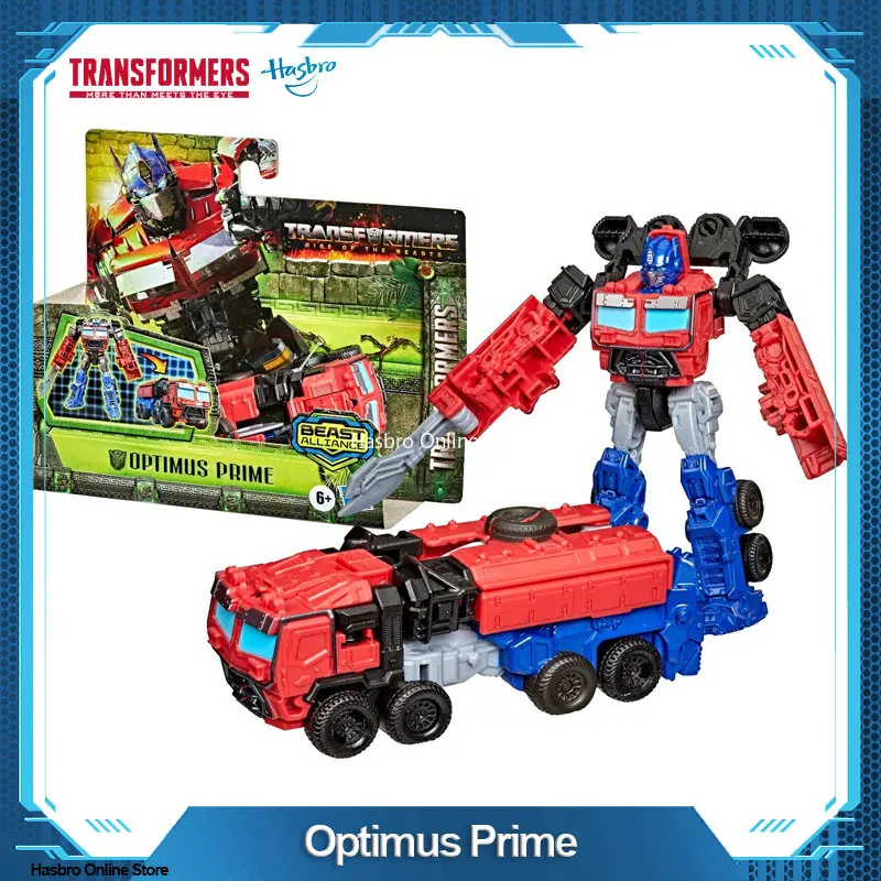 

Hasbro Transformers Movie 7 Rise of the Beasts Battle Changer Optimus Prime Transformation 10 Series F4605