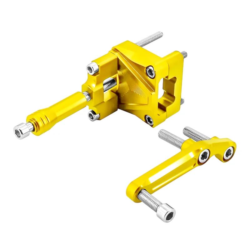 CNC Ammortizzatore di Sterzo Stabilizzatore Staffa di Montaggio In Titanio Per Kawasaki Ninja 300 NINJA300 EX300 2013-2017 2014 2015