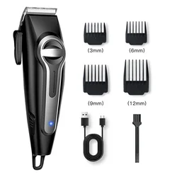 MAGICFUL-cortadora de pelo eléctrica para hombre, máquina de corte de pelo, Kit de aseo, recortadora de barba, afeitadora de alta potencia