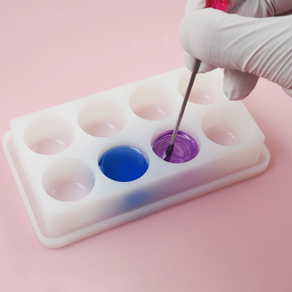 

1Set Silicone Mixing Resin Box Premium Flexible Epoxy Resin Mixing Box for DIY Craft Jewelry Making Stain Casting Projects