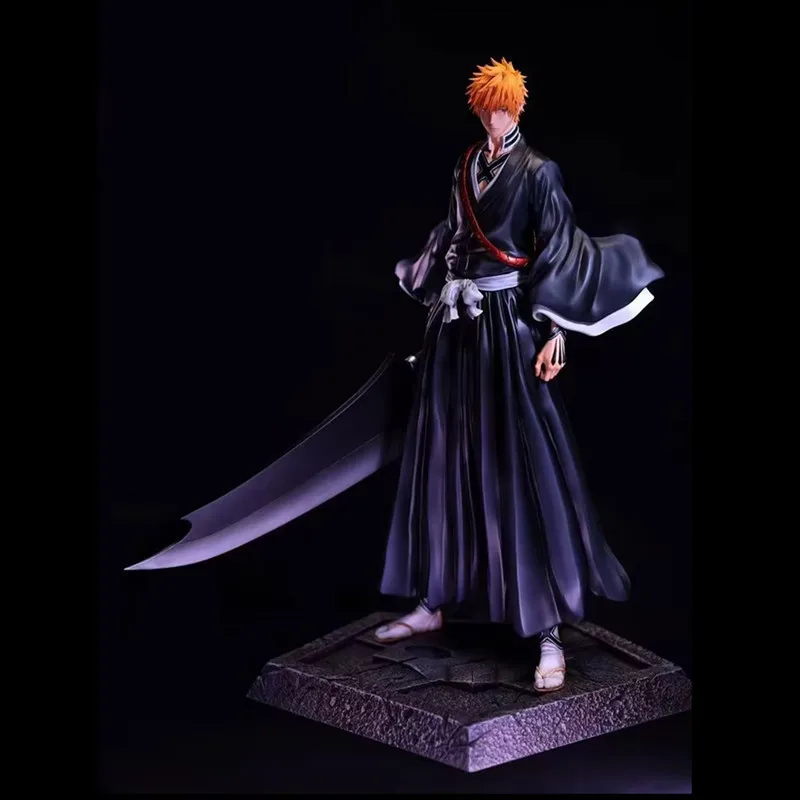 

Bleach Role Ichigo Ichigo Kurosaki Final Getsuga Tenshō Premium Figure Toys Combat Posture Collect Decorate Anime Birthday Gifts