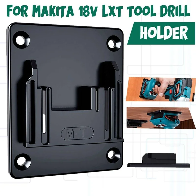 5 Pcs Wall Mounted Machine Storage Rack Power Tool Rack Bracket Fixture Base for Makita/Bosch/Dewalt/Milwaukee