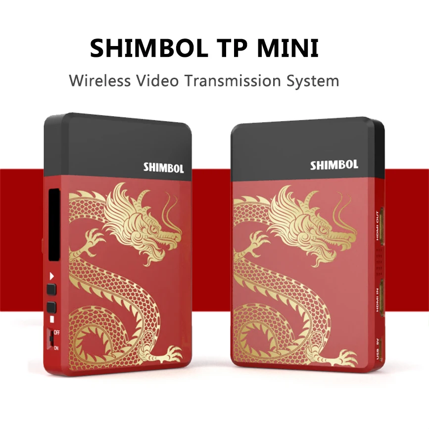 

SHIMBOL TP MINI Wireless Video Transmission System for Live Streaming 1080P 200m distance Transmission Transmitter Receiver