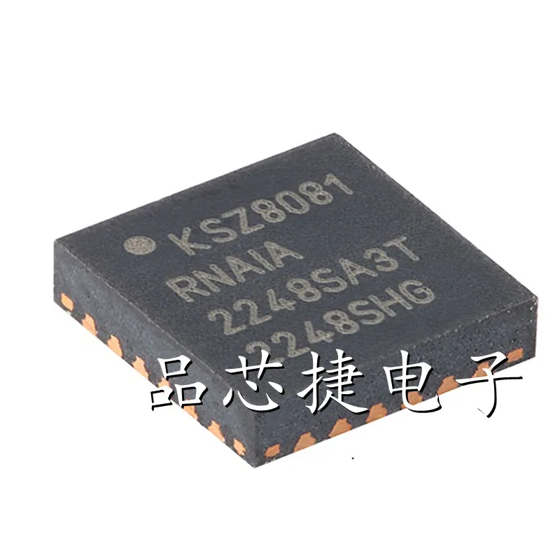 

10 шт./лот KSZ8081RNAIA-TR Marking KSZ8081 RNAIA QFN-24 10BASE-T/100BASE-TX PHY с поддержкой RMII