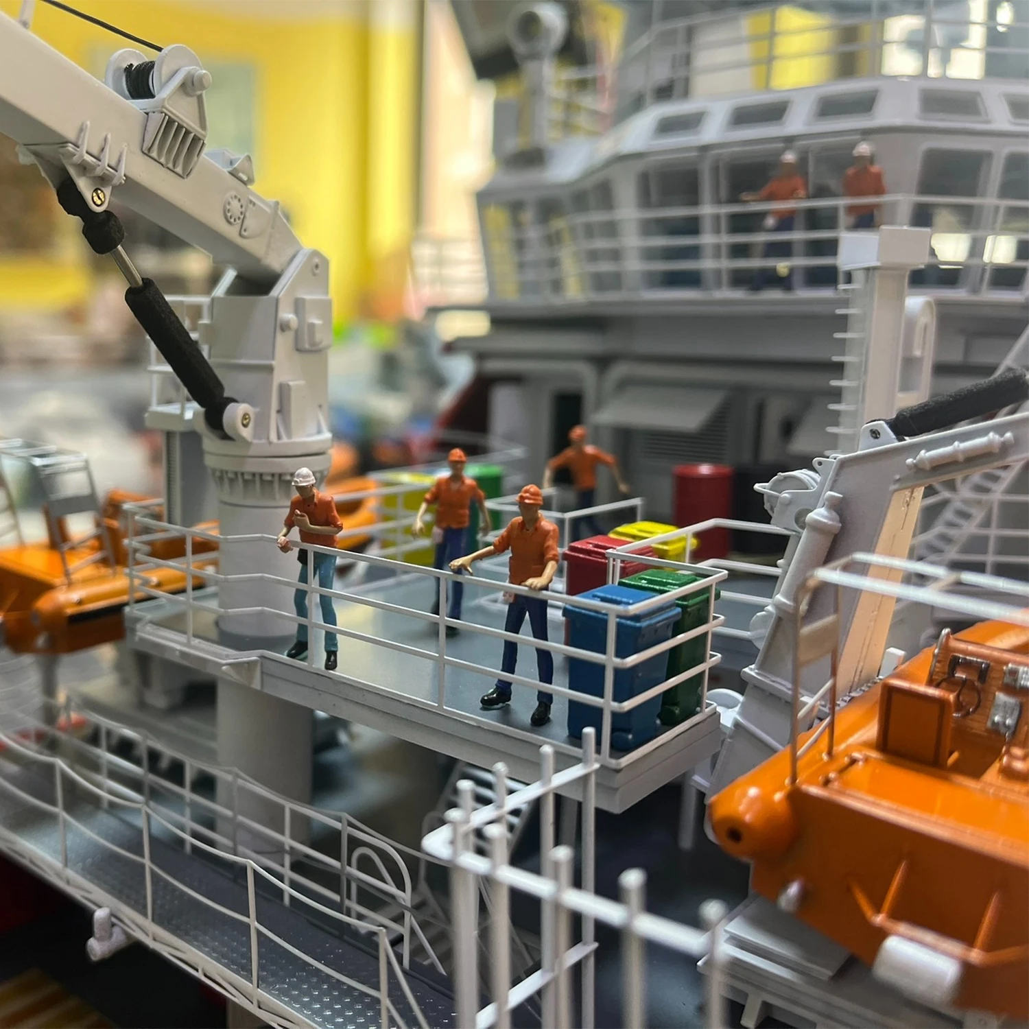 سفينة التحكم عن بعد 1/72 Fab Ocean Rescue Ship RTR Edition نموذج قارب العمل البحري العالمي التحكم عن بعد قارب لعبة مجسمة