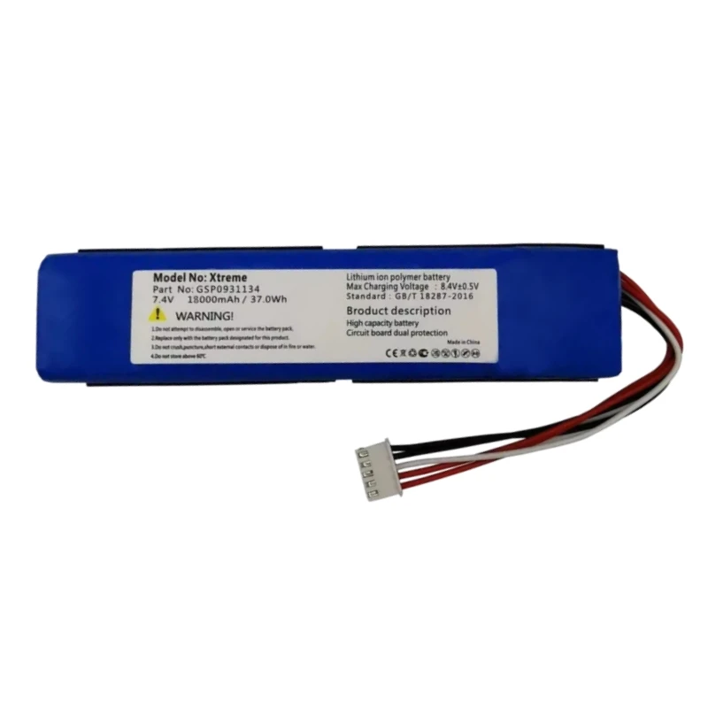 100%New High quality Original 18000mAh For JBL Xtreme 1 Xtreme1 Extreme GSP0931134  Speaker Batteries Fast Shipping+Tools
