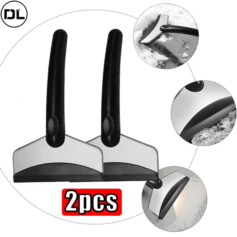 2PCs Popular Car Windshield Window Ice Scraper Universal High Quality Snow Cleaning Scraping Tool Auto Accessories