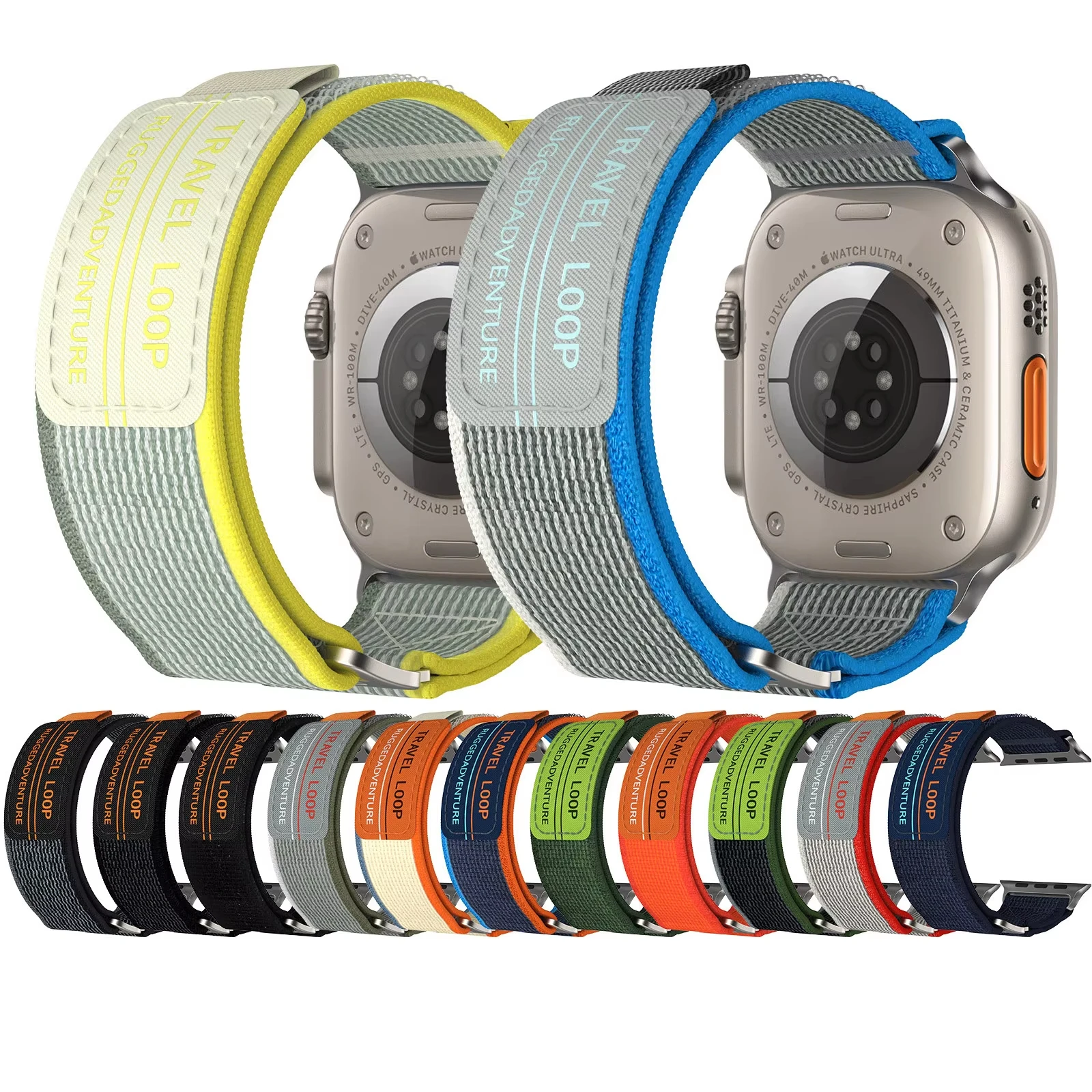 Braided Solo Loop For Apple Watch Band 49mm 40mm 44mm 45mm 46mm 38mm Elastic Nylon Bracelet IWatch Series 9 8 SE 6 7 Ultra Strap