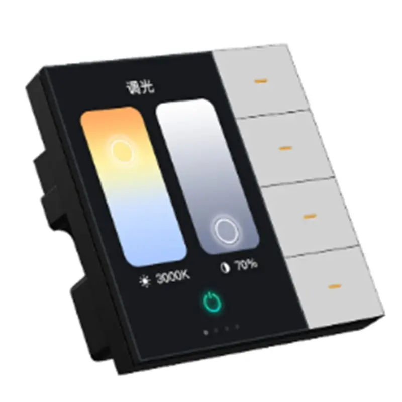 

LXYB18B Tuya Smart Central Control Panel Zigbee Wall Switch Home Automation Wireless Lighting Control System F3-Pro