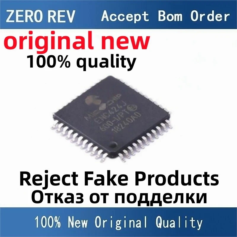 

2-10Pcs 100% New free delivery ENC424J600-I/PT ENC424J600-IPT ENC424J600 TQFP44 Brand new original chips ic