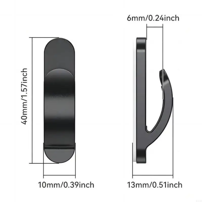 R53D kleine hangende haakruimte spaarmakershaak eenvoudige installaties voor auto -interieur