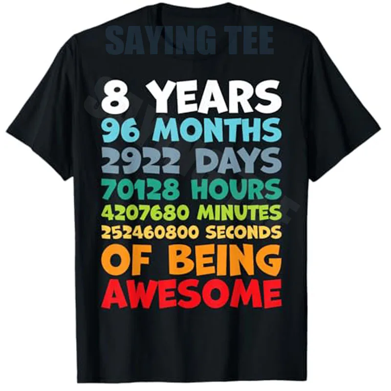 Bruh, es ist mein 8. Geburtstag, Gamer-T-Shirt, Level 8 freigeschaltet, fantastisch seit 2018, 8. Geburtstag, Gaming-Spruch-T-Shirt, Neuheitsgeschenk-Kleidung – Detail 10
