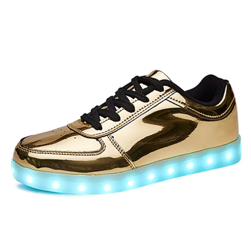 New Fashion LED Light Usb Charge Shoes for Women and Men Luminous Casual Sneakers Couples Sport Skateboard Shoes Zapatos Mujer