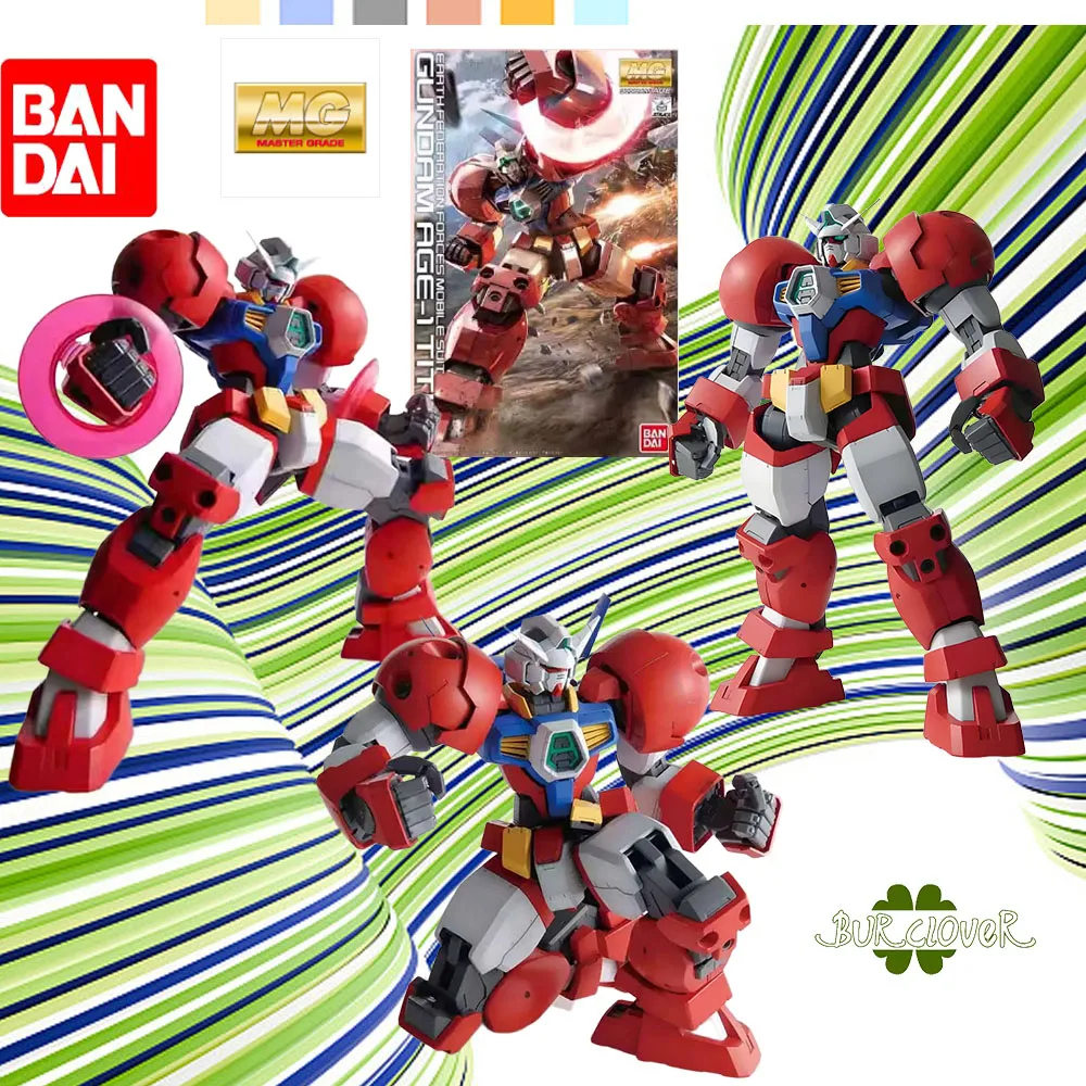 

In Stock Bandai Original GUNDAM MG GUNDAM AGE-1 TITUS Anime Action Figure Assembly Model Toys Gift Collectible Model