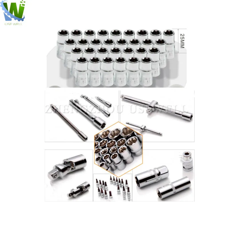 Vehicle Professional Repair And Maintenance Tools Set Auto Car Body Diagnose Tool Boxs Hand Wrench Kits