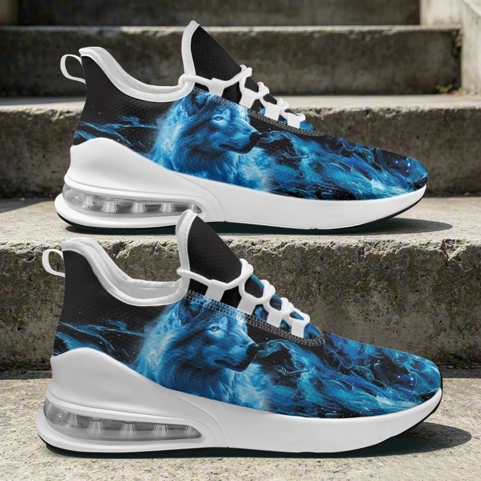Women Shoes Tennis - PENSTROLL Blue Flame Wolf Non-Slip Nurse
