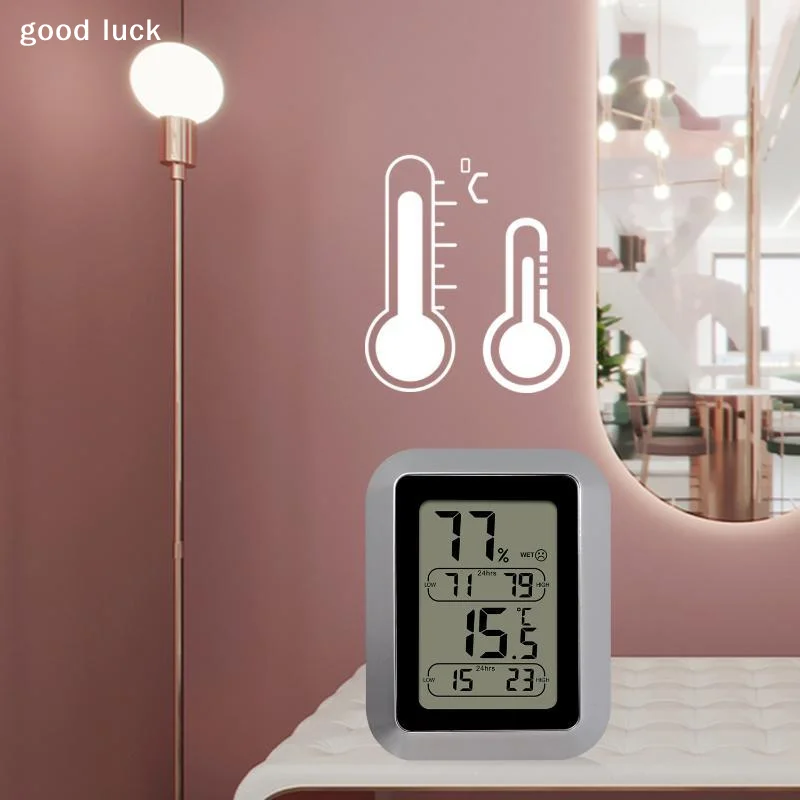 AnswerMini Digital  Hygrometer Max Min Temp Humidity Simultaneous Display For Home Freezer Pet Infant Use