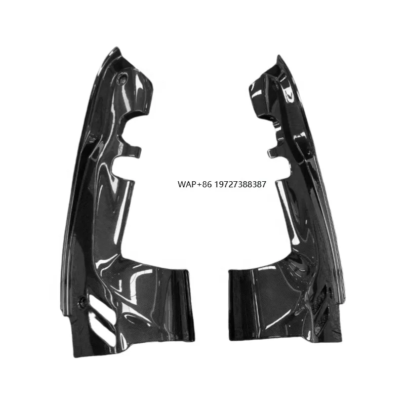For 488 Spider Upgrade OEM Style Dry Carbon Fiber Engine Intake Manifold Engine Compartment Interior