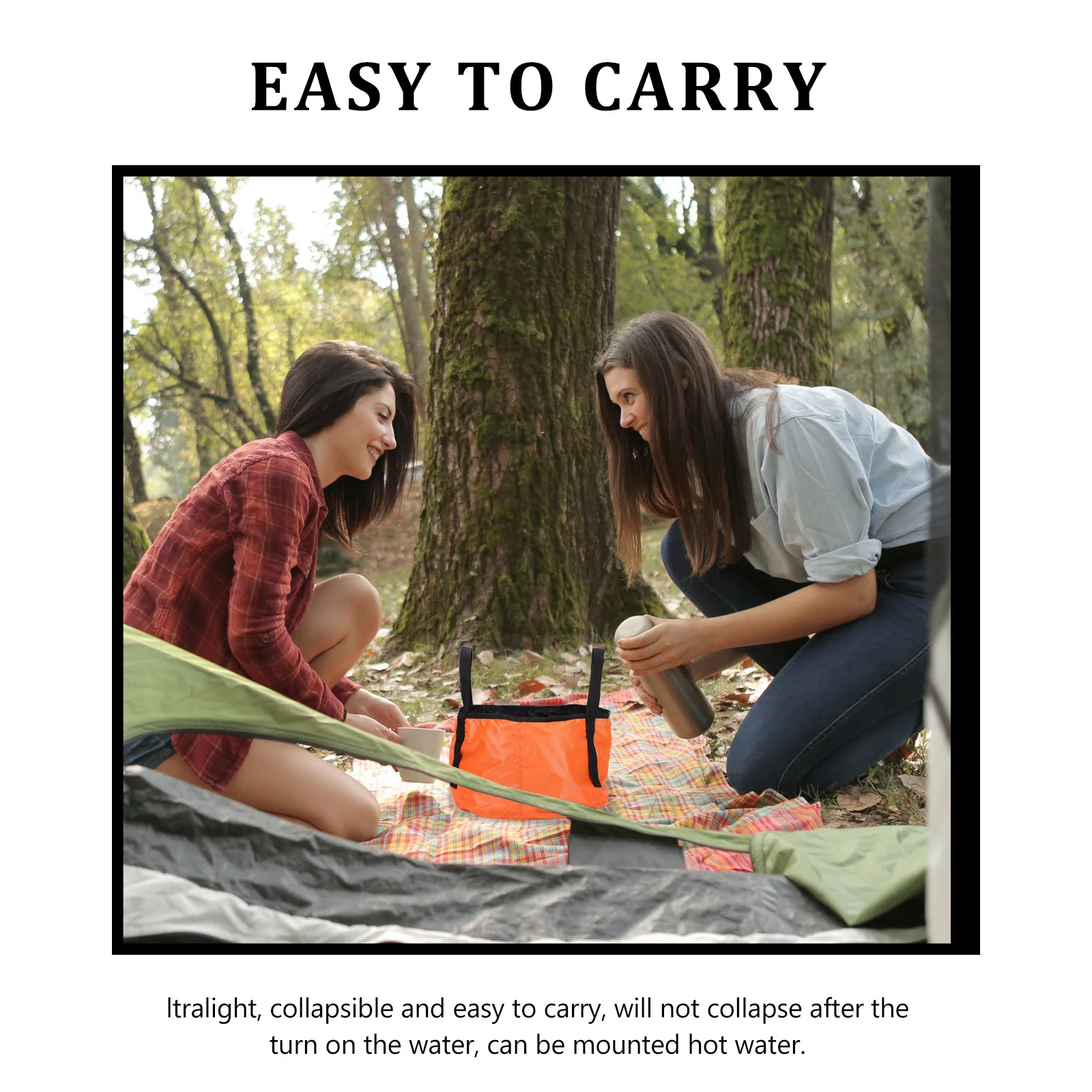 

2Sets Portable Folding Camping Water Basins Waterproof Buckets for Outdoor Hiking Fishing Foot Soak Water Buckets