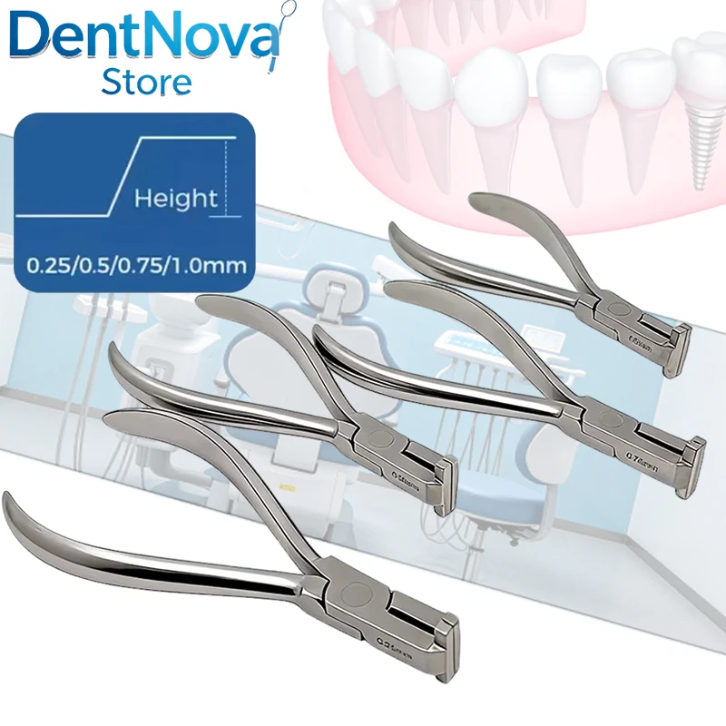 

rthodontic Wire Bending Plier Light Curing Handle Dental Step Pliers for Lab Use