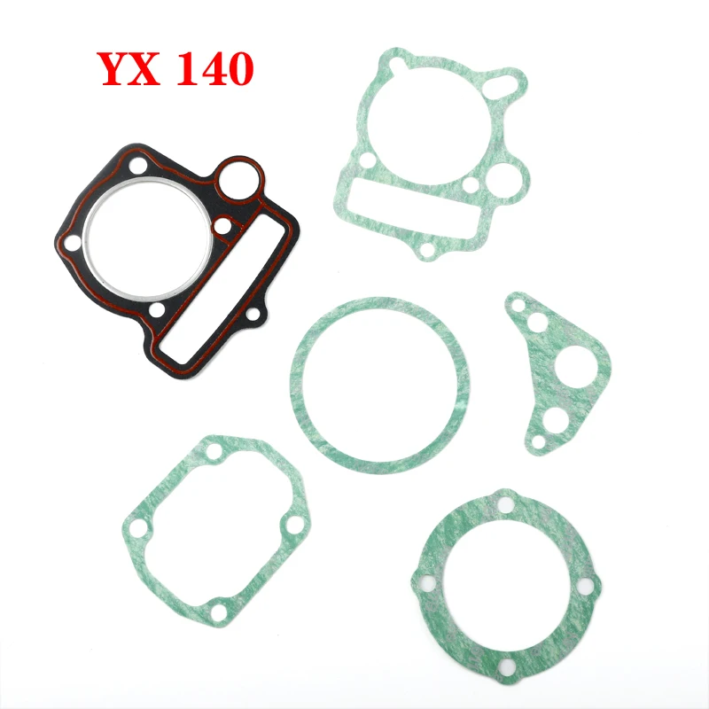 Motorcycle YX140 YX160 Non-asbests YINXIANG Gasket Engine Head Gasket Complete Set for Motor Trail Quad Dirt Pit Bike ATV Buggy