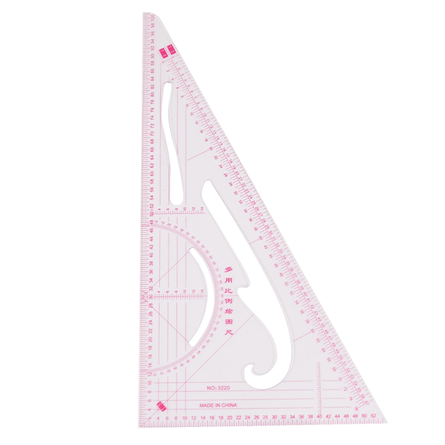 5Pcs/set Styling Ruler French Curve Set Cutting Ruler Yardstick Sleeve Arm French Curve Cut Cutting Knife Ruler Sewing Tool