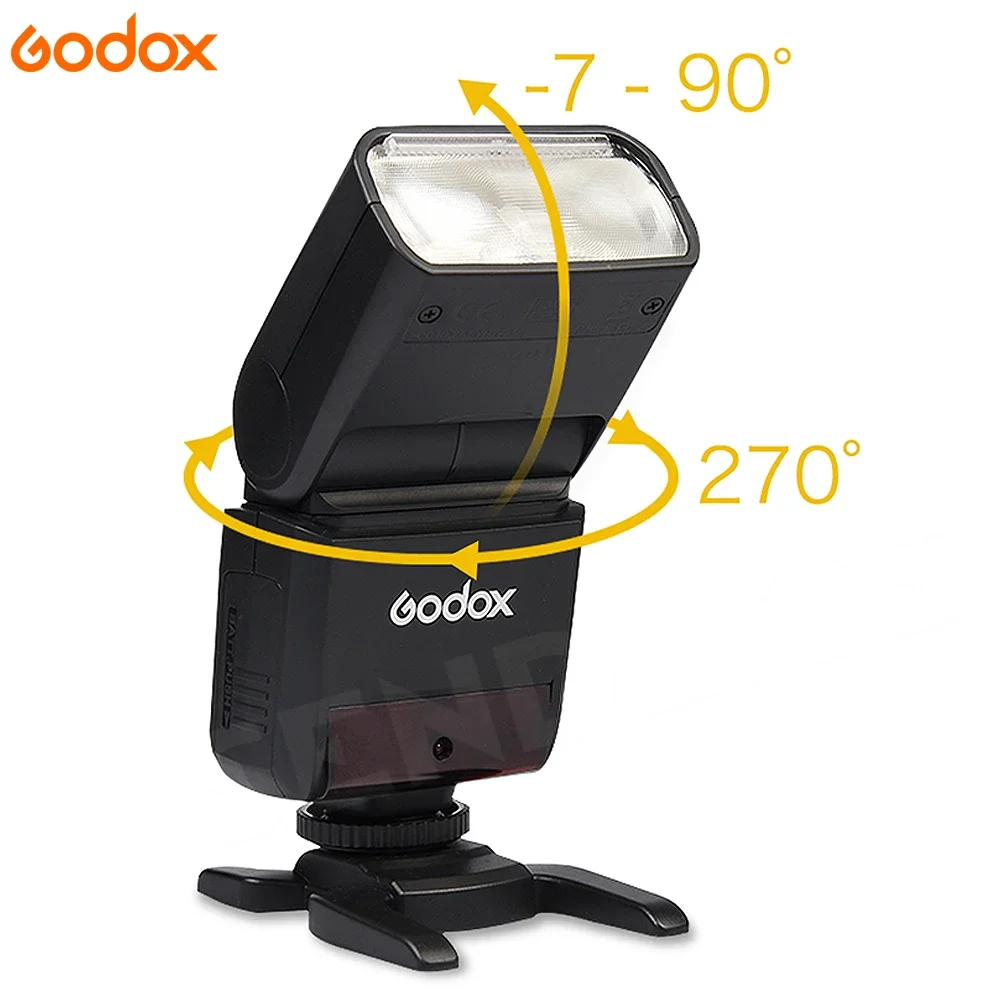 Godox TT350 카메라 플래시 스피드라이트, TTL 지원, HSS Max.1/8000s 2.4G 무선 변속기, 캐논, 소니, 니콘, 소니, 후지
