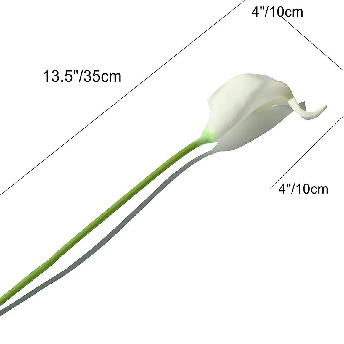 Artificial Mini Calla Lily Bouquet PU Fake Flowers Wedding Bridal Bouquet Home Floral Decoration 12pcs