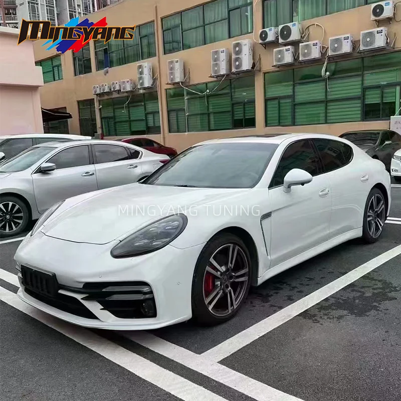 القديمة إلى الجديدة 970 إلى 971 توربو S نمط مصدات السيارة PDLS المصابيح الأمامية بوديكيت لبورشه باناميرا 970.1 970.2 السرية إلى 971 طقم الجسم