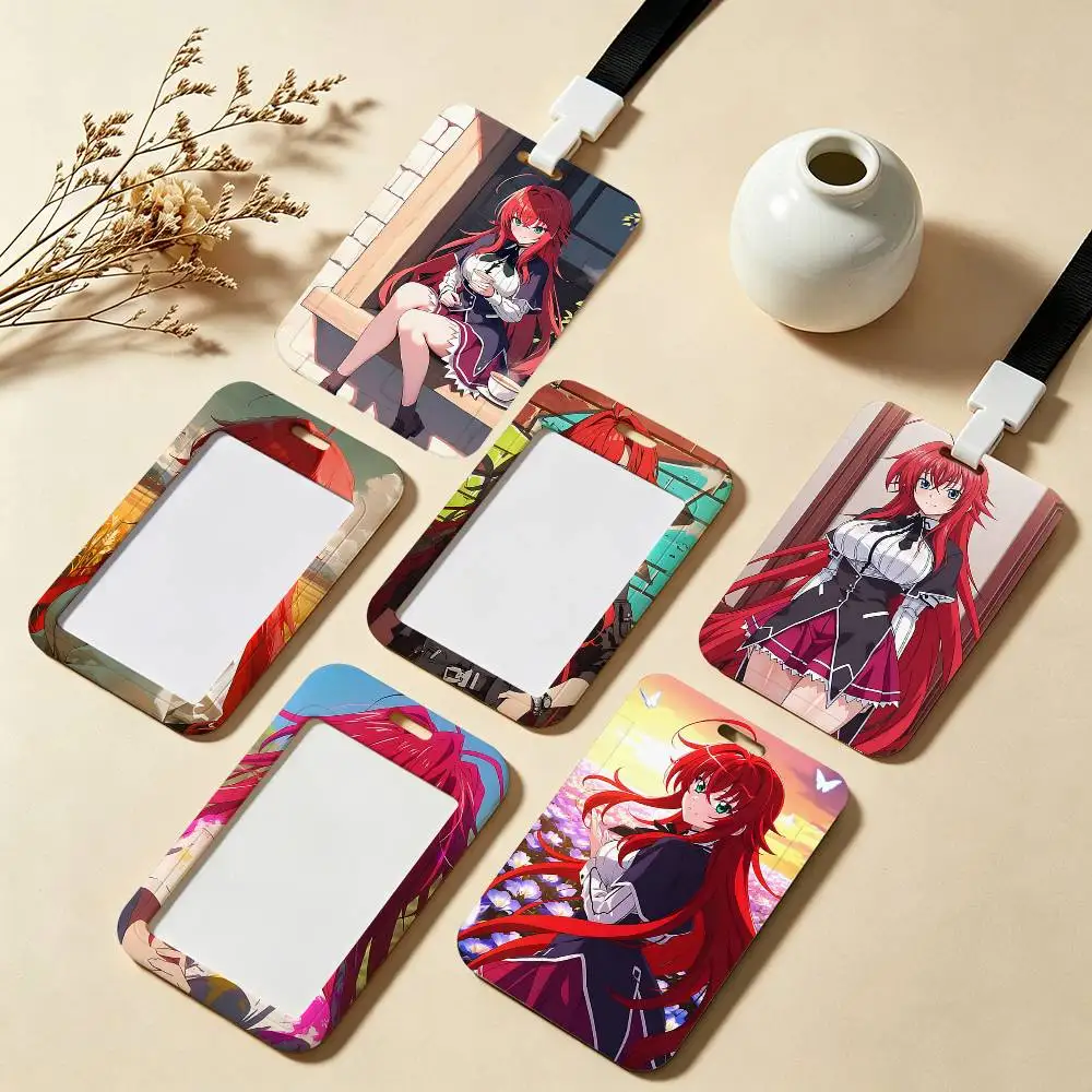 

Sexy Rias Gremory ID Badge Holder With For Office School Name Card Credentials Case