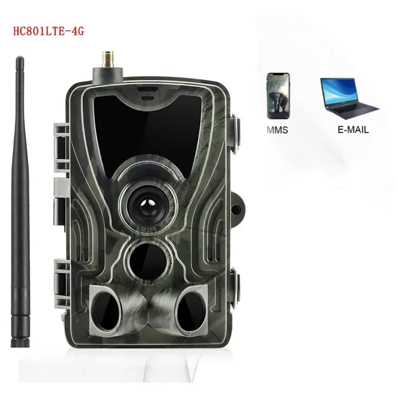 HC801LTE-4G Wildlife SIM Hunting Game Wild Camera Wildcamera Photo Trap Wildkamera 4g SolarTrail Video Cam Trailcam