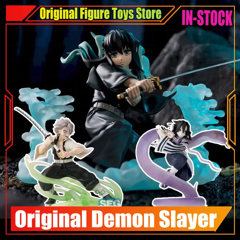 

In Stock Original Sega Demon Slayer Anime Figure Shinazugawa Sanemi Tokitou Muichirou Iguro Obanai Figures Collection Model Toys