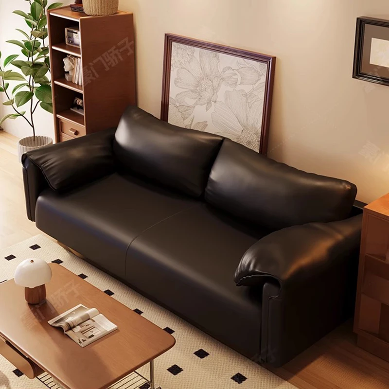 귀여운 흰색 거실 소파 크림 구름 유행 빈티지 유니버설 전문 거실 소파 낮은 Divano 홈 인테리어