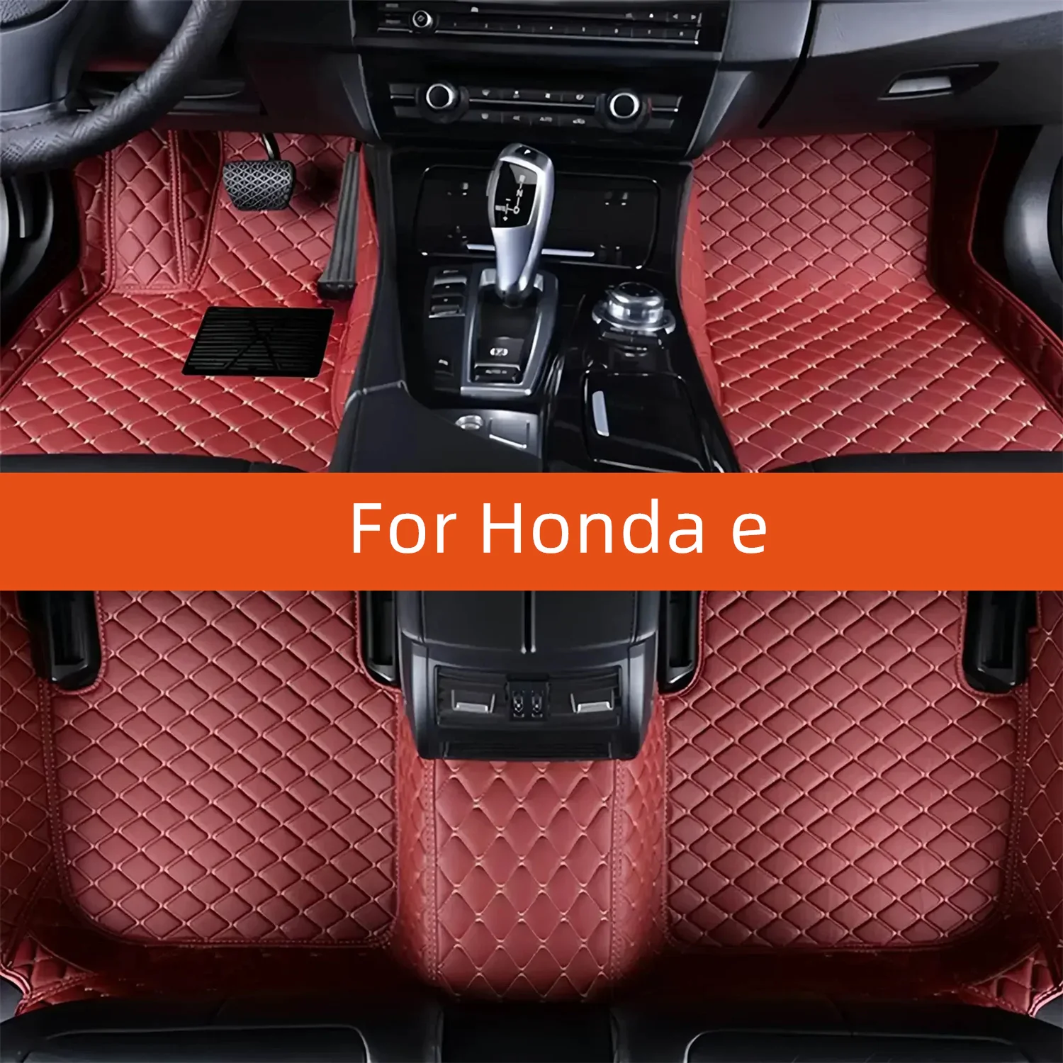 

Custom Leather Car Floor Mat For Honda e 2020 2021 2022 2023 2024 2025 2026 2027 Car Mat Interior Accessories