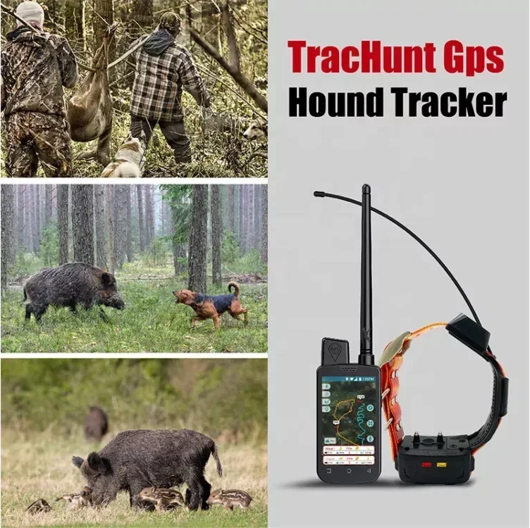 GPS Tracking Systems with E-Collar Option Up to 10 Mile Range Waterproof Rechargeable Dog Location Device with Handheld