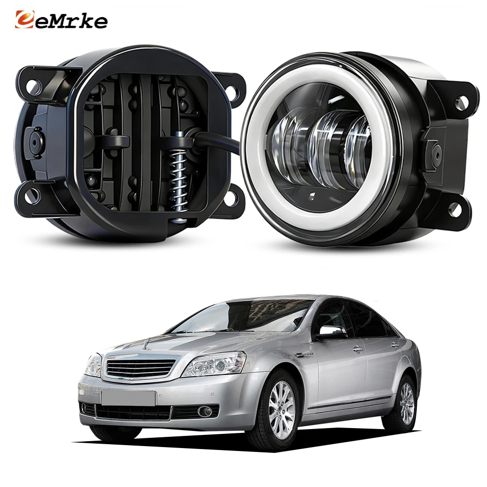Dual Color LED DRL Or Fog Lights for Holden Statesman WM Daewoo Veritas 2006-2010 Car Lamp 30W 12V White / Yellow Angel Eyes