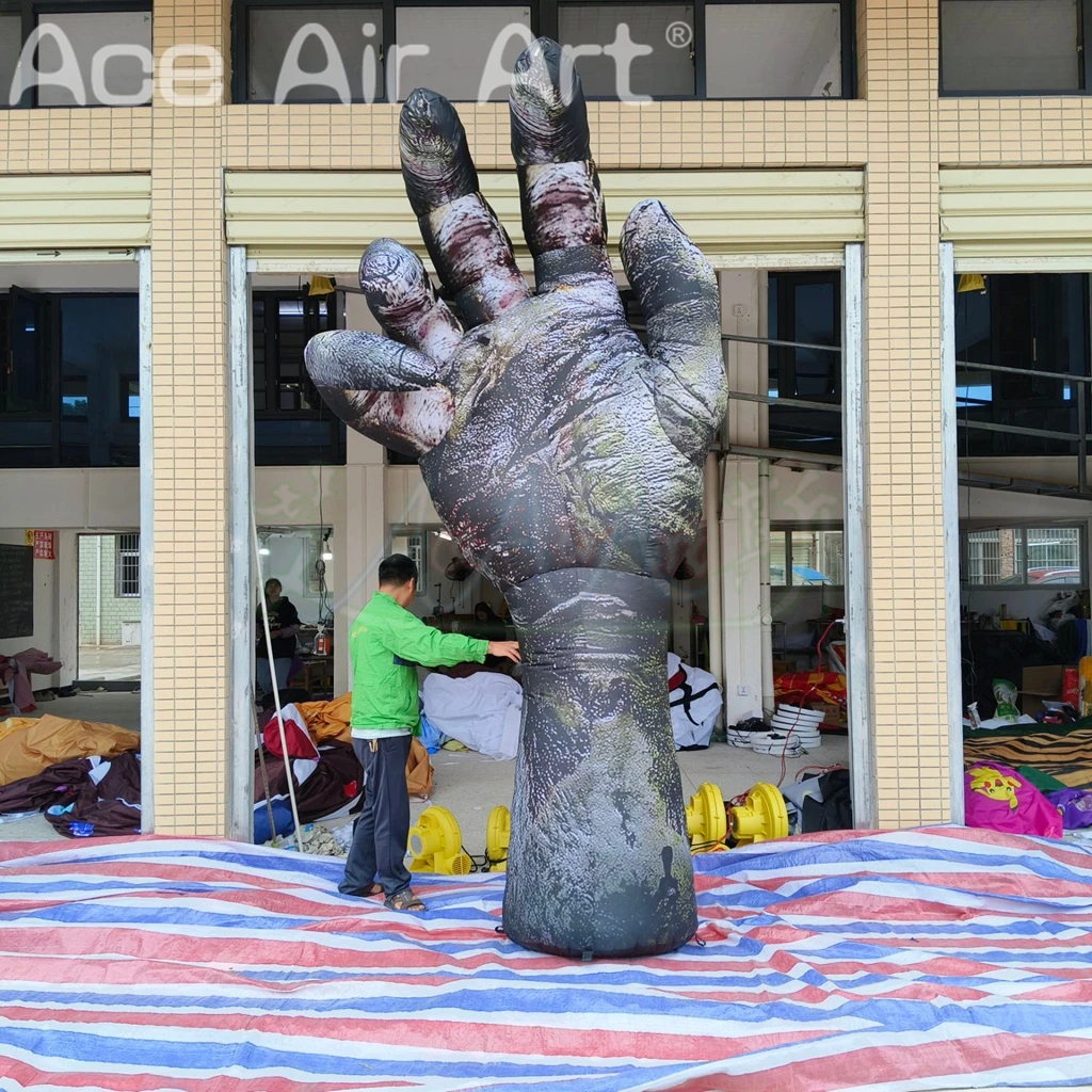 할로윈 축제 장식용 대형 악마 손 풍선, 악마 손 모양 풍선