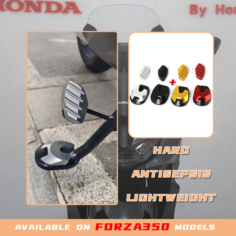 Motorcycle Accessories for Honda FORZA350 Aluminum alloy Middle kickstand Auxiliary blocks stand Cover Suite